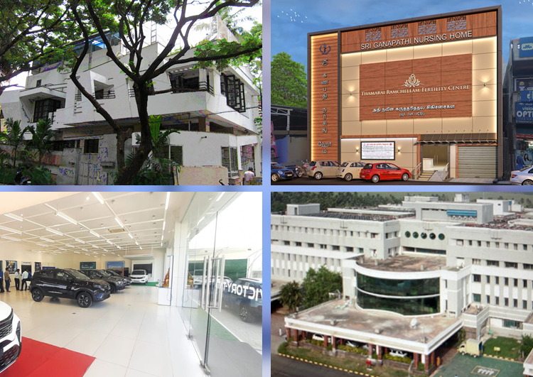 Team at construction site